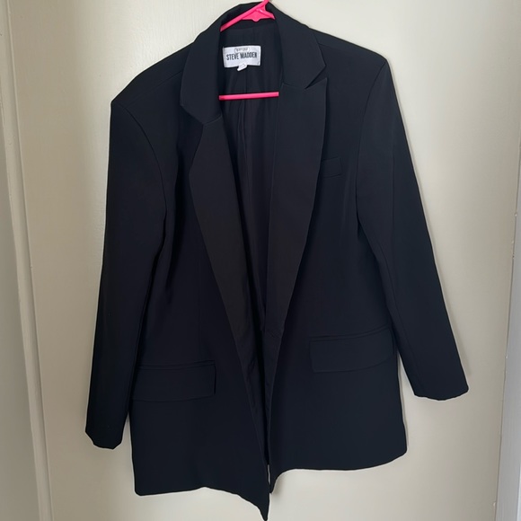 Steve Madden Isabella Blazer Black - Picture 3 of 3